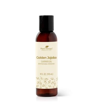 Plant Therapy Jojoba Golden Carrier Oil 4 oz 100% Pure, Cold-Pressed, Natural and GMO-free Moisturizer and Carrier Oil for Essential Oils