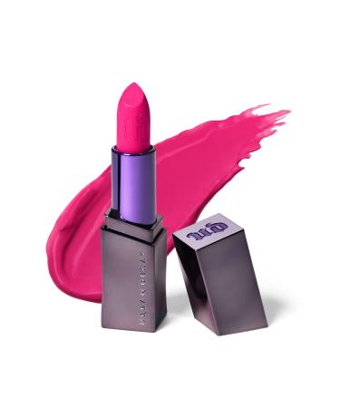 URBAN DECAY Vice Hydrating Lipstick - 35 Shades Available - Longwearing Lip Color - Moisturizing & Creamy Formula with Aloe Vera + Avocado Oil - 0.11 Oz Hollyweird (bright punk pink - cream finish) - Buy Online on GoSupps.com