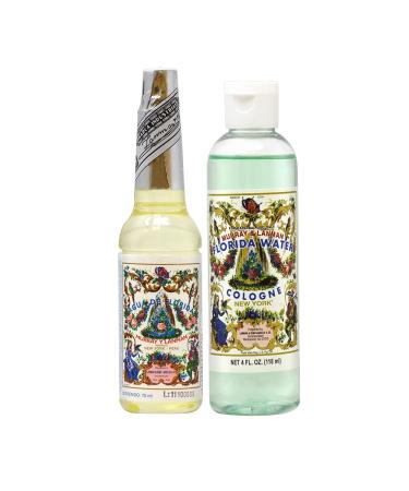 Lanman & Kemp Agua De Florida Peru 70ml (2.37oz) + Florida Water 4oz