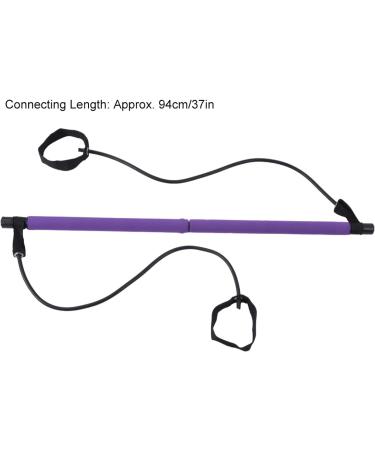 Pilates Bar Stick Detachable Portable Yoga Band Fitness Stick Training Elastic Bands Exercise Equipment to Exercise Whole Body - Buy Online on GoSupps.com