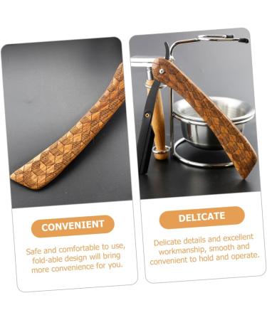 Fomiyes Pro Shave Razor Set - Premium Handcrafted Beard Care Tool with Wooden Handle | International Shipping Available - Buy Online on GoSupps.com