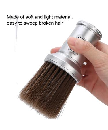 Multifunctional Comb Brush for Broken Hair & Beard - Silver Neck Dust & Shaving Brush for Barber Shops - Buy Online on GoSupps.com