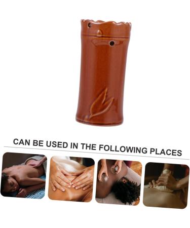 JE COMPRIS Facial Massage Device - Ceramic Smoke-Free Moxa Stick Holder for Moxibustion | Handheld Moxibustion Box - Buy Online on GoSupps.com