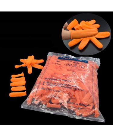 Milisten 200G Latex Finger Cots - Anti-Static Rubber Fingertips Protector Size L | International Shipping Available - Buy Online on GoSupps.com