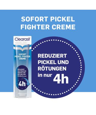 Clearasil Instant Pimple Fighter Cream - 3 Pack (3 x 15 ml) | Fast Acne Treatment for Clear Skin - Buy Online on GoSupps.com