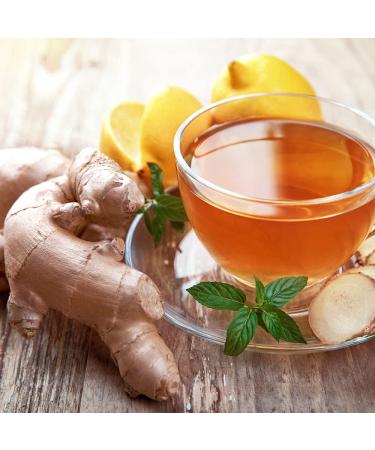 Me mer Ginger-Lemon Tea Bags | 20 Vegan Gluten-Free & Lactose-Free Bags for International Shipping - Buy Online on GoSupps.com