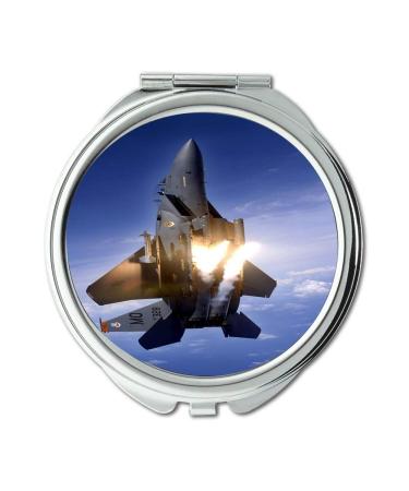 YENDOSTEEN fighter jets Mirror Compact Mirror street fighter game pocket mirror portable mirror