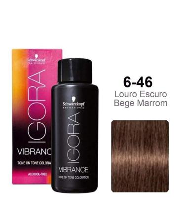 Schwarzkopf Igora Vibrance Demi-Permanent Hair Color 6-46 Dark Blonde Beige Chocolate | International Shipping Available - Buy Online on GoSupps.com