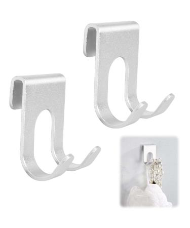 Naapesi 2 piece of razor holder for the cut razor holder hook made of stainless steel waterproof self -adhesive shavering shaving hooks without drilling for bathrooms and kitchen (silver) - Buy Online on GoSupps.com