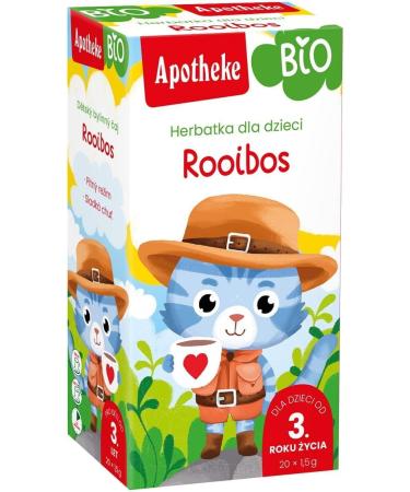  APOTHEKE Kinderthee Rooibos Organic 20 x 1.5 g - Buy Online on GoSupps.com