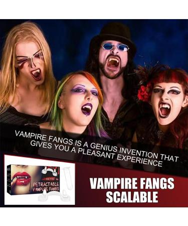 ciopswslk Halloween Teeth Theme Party DIY Cosplay Front Simulation Tooth Boys Decoration Mouth Brace Atmosphere Night Costume - Buy Online on GoSupps.com