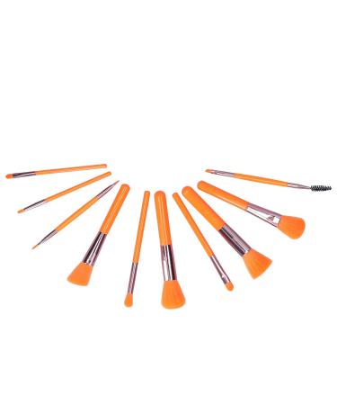 Soft Hair Eyeshadow Loose Powder Makeup Brush Set for Beginners | Orange Cosmetic Tools - Buy Now - Buy Online on GoSupps.com