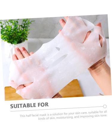Didiseaon 10pi ces Masques Hydratants Pour Visage Masques Demi-face lastique Soin Peau Parfait Pour Types De Peau - Buy Online on GoSupps.com
