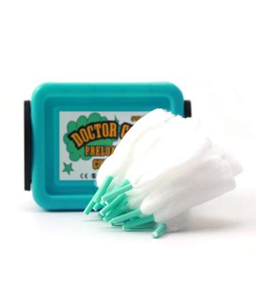 Advken Doctor Coil Cotton Box, Pre-Packaged Cotton Sticks, 50 Strips