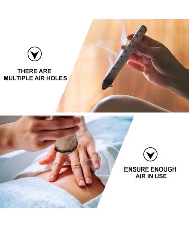 Ultechnovo 3 STK Moxibustion Pot Holder - Smoke-Free Moxa Tools for MoxaGel Massage & Keramic Face Treatment - Buy Online on GoSupps.com