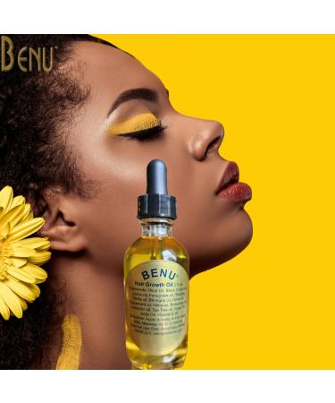 Benu Hair Growth Oil - 100% Natural Solution for Hair Loss & Growth | International Shipping Available - Buy Online on GoSupps.com
