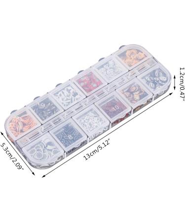 12 Grids Crystal Acrylic Nail Art for Women DIY Nail Accessories Supplies - Buy Online on GoSupps.com