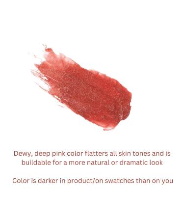 Open Face Color Stick 3-in-1 Multistick | Dark Pink Berry Red Lip & Cheek Tint - Cream Blush Stick with Brush | Shop Internationally - Buy Online on GoSupps.com