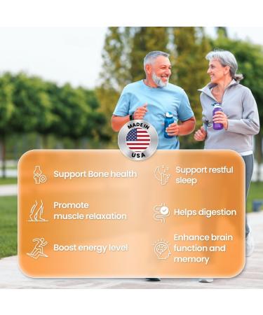 Genetic Vitals Triple Magnesium Complex 300mg - High Absorption Magnesium Glycinate Taurate & Malate - Gluten-Free & Vegan - 120 Capsules - Buy Online on GoSupps.com