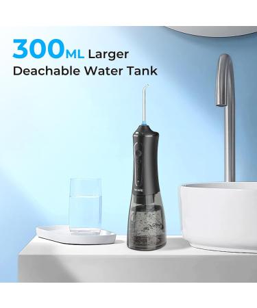 Buy Cordless Water Flosser - 300ML Portable IPX7 Waterproof 5 Modes USB Rechargeable | Perfect for Home & Travel - Buy Online on GoSupps.com