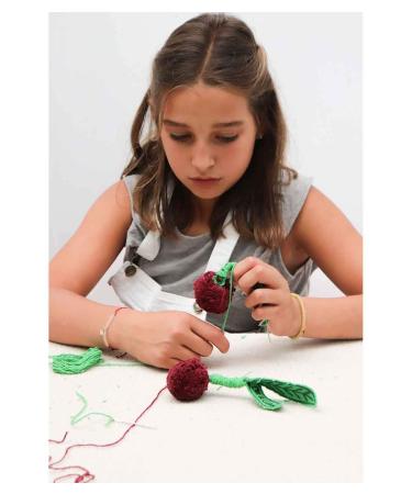 Buy Oli & Carrol DIY Mery the Cherry Craft Kit for Kids - Fun & Educational International Shipping - Buy Online on GoSupps.com