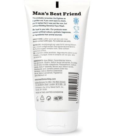 Bulldog Natural Skincare For Men Sensitive Face Wash - 5 fl oz - 2pc - Buy Online on GoSupps.com