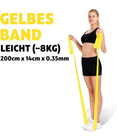 Resistance Tapes 3-Series Set | 2m Fitness Band Set for Training & Physiotherapy | Gymnastics Bands for Muscle Building & Fitness | Durable Resistance Bands for Home Workout - Buy Online on GoSupps.com