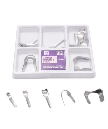 Buy Dental Anterior Matrices Strips Set - 18 Proximal Strips & 12 Twin Matrices for Perfect Restorations | International Shipping Available - Buy Online on GoSupps.com