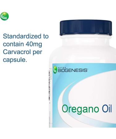 Nutra BioGenesis Oregano Oil Capsules - Respiratory and Digestive Support (120 Count) - Buy Online on GoSupps.com