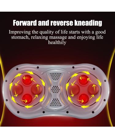Rkxkj Abdominal Massage Device - Bian Stone Knob with 3 Strength Levels & 42 C Hot Compress for Effective Muscle Relaxation - Buy Online on GoSupps.com