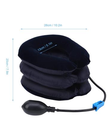 Shop Portable Neck Traction Device for Support - Ideal for Home & Office | Dark Blue - Buy Online on GoSupps.com