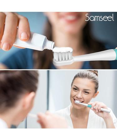 Samseel Sonic Electric Toothbrush - 2-Pack (White and Pink) | Lasts 90 Days | Portable Mini Design | Waterproof | Daily Oral Care for Business Travel and Holidays - Buy Online on GoSupps.com