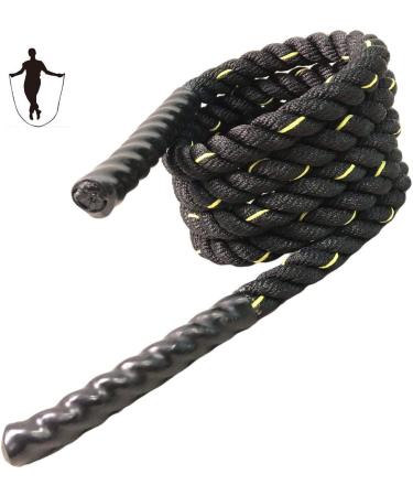 Heavy Jump Rope Skipping Rope Workout Battle Ropes for Men Women Total Body Workouts Power Training Improve Strength Building Muscle