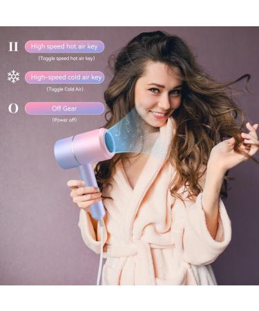 LUFEIS Professional Foldable Ionic Hair Dryer with Concentrator - Portable Quick Drying Hairdryer for Men & Women - Heating and Cooling Settings - Ideal for Home, Salon, Travel - Buy Online on GoSupps.com