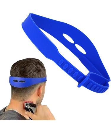 Silicone Band Band for Hair Silicone Haircut | -haircutting System Adjustable Haircut Tool Haircut Guide Hair Clipping Guide Haircutting Template Skin Guide Haircutting Tool for Clippers Blue - Buy Online on GoSupps.com