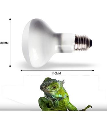 Tiuimk Vivarium Basking Spot Lamp 60W Spotlights Bulb E27 Tortoise Reptile Habitat Lighting Beneficial UVA - Buy Online on GoSupps.com