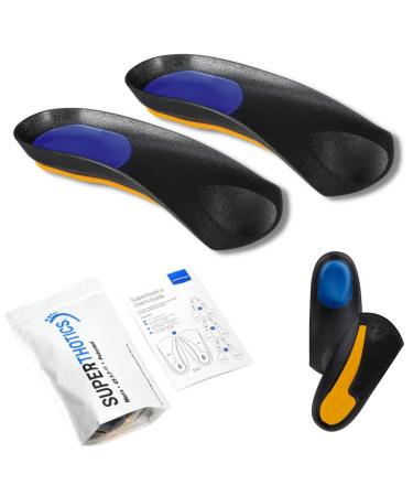 Superthotics insole orthopedic shoe inserts (men) (men) helps with knee back pain-patented medical insoles EU 42-44.5