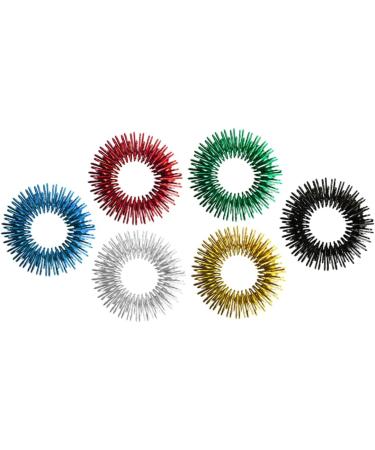 Fomiyes 18 STK Stress Reduction Toys - Decompression Akupressure Rings for Kids & Adults - Relief for Fingers & Hands - Buy Online on GoSupps.com