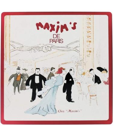 Maxim's de Paris Fine French Imported Chocolate | Square Tin of 16 Assorted Rochers | Assortment of Milk Dark and White Chocolates from France. - Buy Online on GoSupps.com