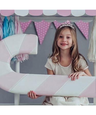 Shop Crown Princess Girl Tiara Set - 6 Piece Heart Shaped Crystal Wedding Headband for Birthday & Party - International Shipping Available - Buy Online on GoSupps.com