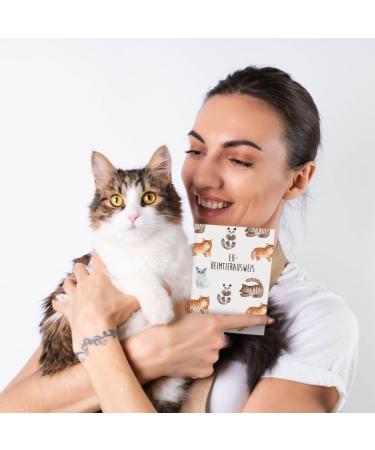 Wilhelm Fell EU Pet ID Card Case - Personalizable Cover for Cat Owners | Unique Gift Idea for Pet Lovers - Protective Holder for Mauzi Home-Animal ID - Buy Online on GoSupps.com