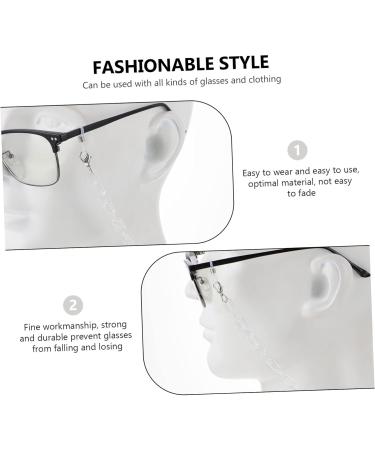 Minkissy 3 PC Masking Glass Chain | Korean Fashion Anti-Lost Face Lanyard Strap | Acrylic Multifunctional Glasses Band - Buy Online on GoSupps.com