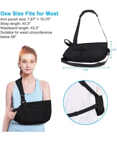 Adjustable Arm Loops & Shoulder Orthosis for Rotator Cuff Support | Shoulder Stability Dislocation Relief and Injury Recovery - Buy Online on GoSupps.com