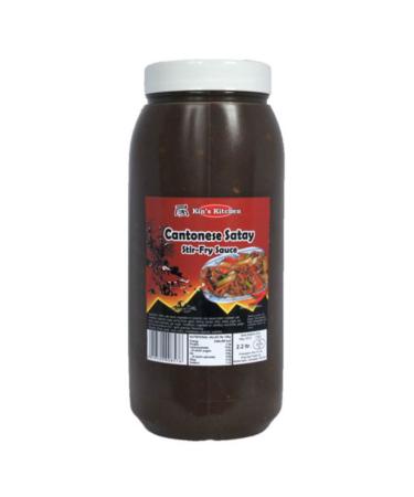 Kin's Kitchen Cantonese Satay Sauce 2.2L. A Spicy pungent cantonese style satay sauce packed full of flavour.