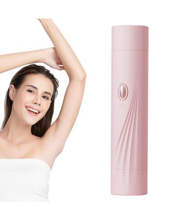 Womens Shaver Waterproof Cordless Double Head Body Trimmer for Sensitive Skin and Pink