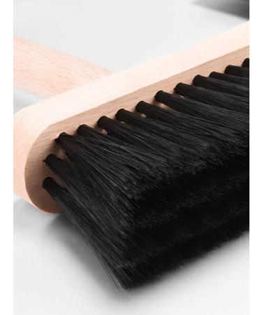 YJ Wooden Broom Dustpan Set - Soft Fur Broom with Durable Beech Handle | Anti-Tilt Design | Ideal for Kitchen Bedroom & Garage - Buy Online on GoSupps.com