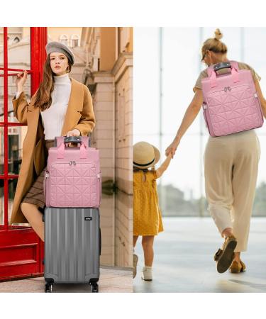 KONO Diaper Backpack - Large Multifunctional Baby Changing Bag for Moms & Dads - Stylish Rose Design International Shipping Available - Buy Online on GoSupps.com