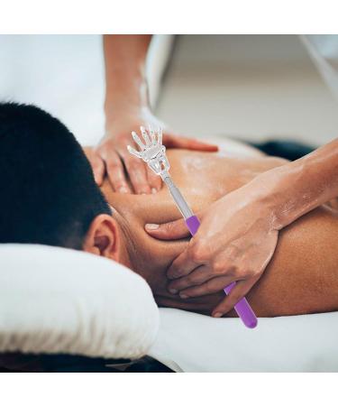 EXCEART 2Pcs Retour Scratcher Grattoir En Acier Inoxydable R tractable Extensible T lescopique de Squelette Gratte Dos Masseur Outil (Couleur Al atoire) - Buy Online on GoSupps.com