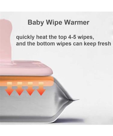 Portable Wipe Heater - Portable Ultra-Thin Wet Wipe Warmer and Dispenser - Multifunctional USB Charging Wet Wipes Dispenser Large Capacity Napkin Heating Box for Travel Car Pink - Buy Online on GoSupps.com