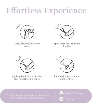 MEGIOR Purple Gel Nail Polish 15ml Lilac Purple Gel Polish 1PCS Soak Off UV LED Nail Gel Polish for Nail Art Manicure Salon DIY Home for Women Girls Nails - Buy Online on GoSupps.com